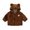 1-256Brown798, variant on CAIVO Girls Winter Coats Lined Hooded Jacket Kids Soft Warm Outerwear Zipper Front Windproof Toddler Coats For Baby Boys Girls Children Long Sleeve Soft Dailywear