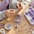 thumbnail image 5 of Zodiac DIY Beaded Hand Bracelet Kit, 12 Zodiac Designs to Select Bead & Charm Bracelet Making Set, DIY Craft Kit for Zodiac Lovers & Gift Givers (Sagittarius), 5 of 6