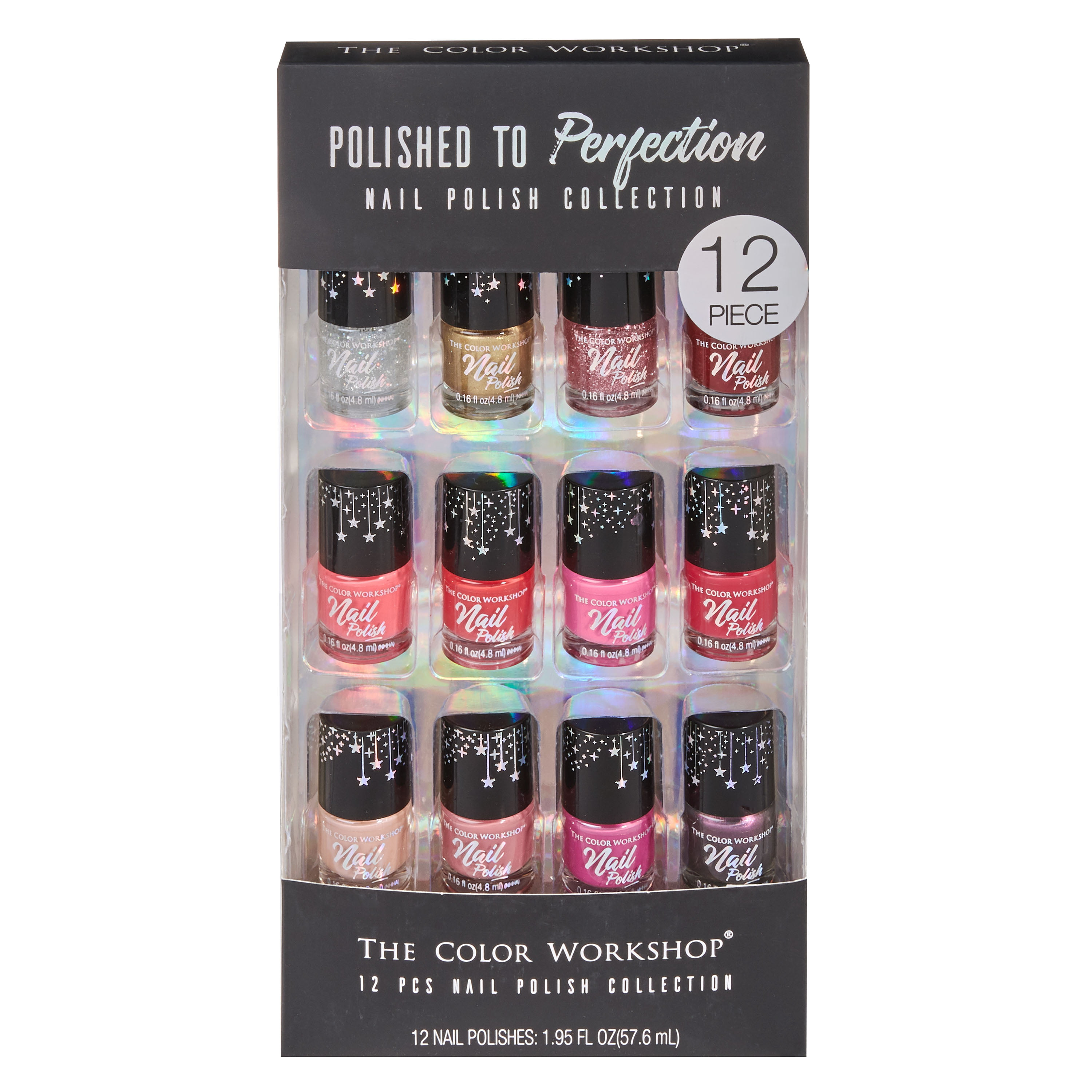 The Color Workshop Polished To Perfection Nail Polish Collection, 12 Piece  