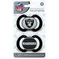 thumbnail image 3 of BabyFanatic Officially Licensed Unisex Pacifier 2-Pack - Las Vegas Raiders NFL, 3 of 5