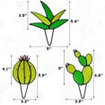 thumbnail image 2 of Venta Exclusiva, Planta de simulación de suculentas y cactus de colores, adornos acrílicos decorativos para ventanas y balcones, plantas tropicales en macetas Akmoler, 2 of 7