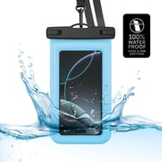 Body Glove Tidal Waterproof Floating Phone Pouch - Blue/Clear