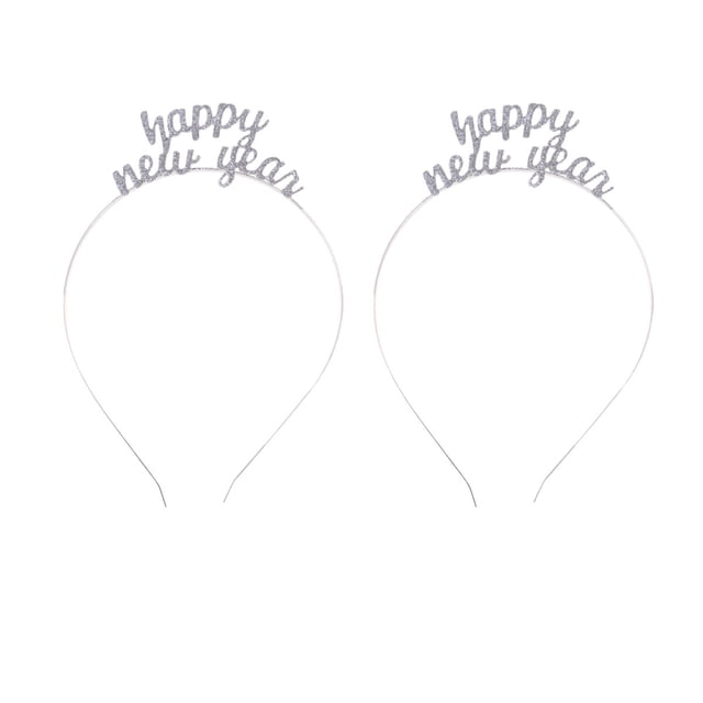 EeaseMX diademas brillantes con diamantes de imitación para el pelo, accesorios para el pelo de aleación (plateados)