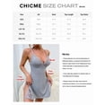 thumbnail image 5 of CHICME Nightgowns For Women Solid Color Lace Trim Side Slit Modal Cami Sleep Dress Womens Pajamas & Loungewear Dark Blue-S, 5 of 5