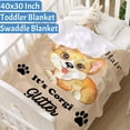thumbnail image 2 of Yibo Funny Quote Dog Pickles Blanket Flannel Soft and Comfortable Anti-static Bed Sofa Blanket, 2 of 7