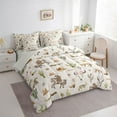 thumbnail image 3 of Feelyou Bohemian Sheep Skeleton Bedding Comforter Set 7pcs, Vintage Western Horse Cactus King Bedding Sets, Rustic Cowgirl Cowboy Reversible Bed Sheets, Luxury Bedroom Decor, 3 of 8