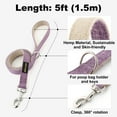thumbnail image 5 of Plutus Pet Cotton Hemp Dog Collar and Leash Set, Adjustable Collar for Small, Medium, and Large Dogs, Heavy Duty and Soft on Skin, Lavender, M, 5 of 7