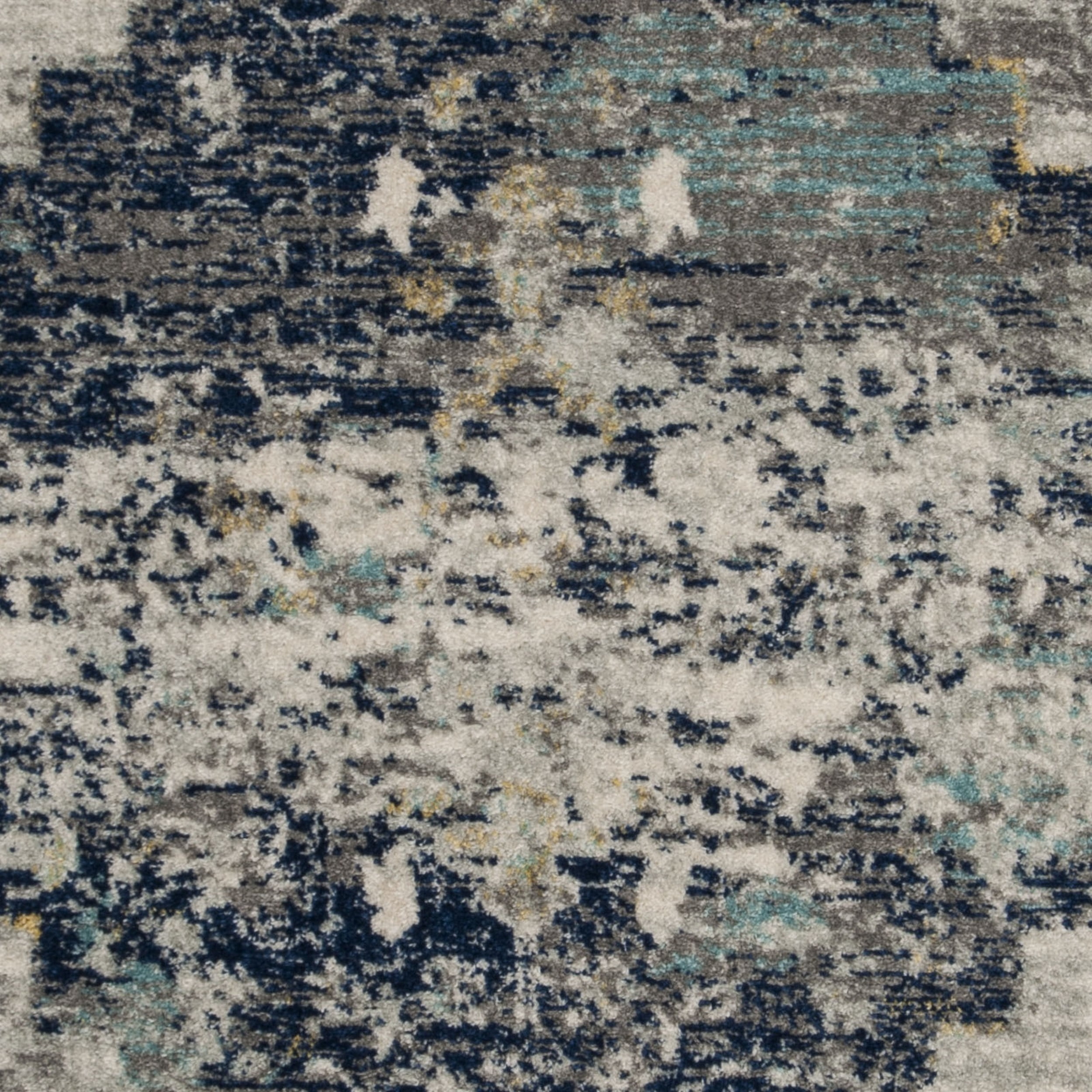 SAFAVIEH Madison Emil Overdyed Medallion Area Rug, Light Grey/Blue, 5'3" x 7'6"