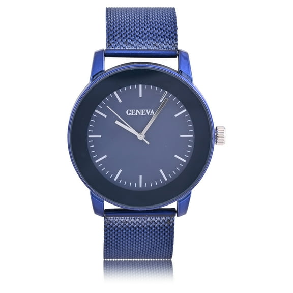 Accutime Analog Mens Watch with Blue Dial and Stap Model# MAC8129WM