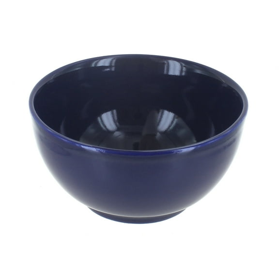 Blue Rose Polish Pottery Cobalt Dessert Bowl