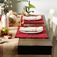 thumbnail image 3 of DII Variegated Tango Red Fringe Placemat (Set of 6), 3 of 6