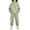 Light Green, variant on Girls Long Sleeve Pullover Tracksuit Kids 2 Piece Outfits Cute Zip Up Jacket Sweatsuit Set Long Sleeve Pullover Hoodie Wide Leg Sweatpant Fall Tracksuit Sets