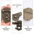 thumbnail image 2 of SHOWERORO 10 Sets Decorative Box Latch Jewelry Chest Hardware Wood Coffee Retro Shop Use, 2 of 6