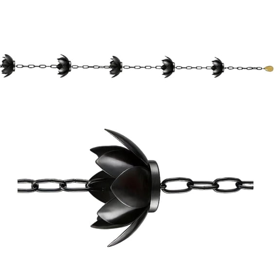 LAIQIEN Decorative Rain Chain Flower Rain Chain Functional Decorative Replacement