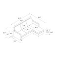 thumbnail image 3 of Canapé modulaire Cooper de DHP, 3 of 9