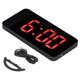 thumbnail image 2 of Reloj despertador automático Jadeshay con espejo LED multifuncional digital ajustable, 2 of 12