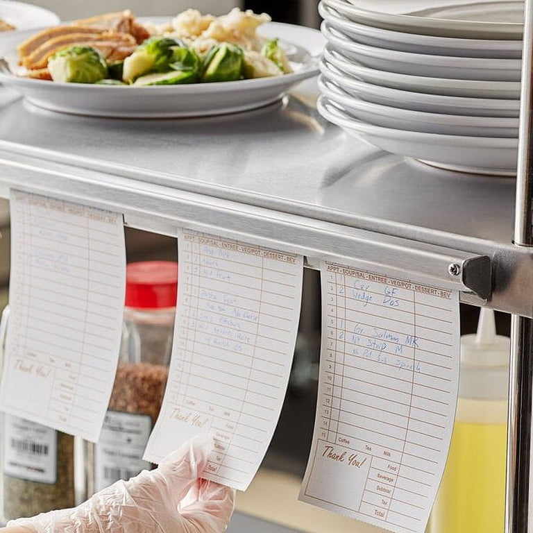 Kitchen Ticket Rack Marble Slide Ticket Holder American Metalcraft TR18 Stainless Steel ...