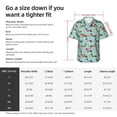 thumbnail image 4 of Picia Christmas Dachshund Gentle Cotton Regular Fit Short Sleeve Casual Hawaiian Shirt for Men-3X-Large, 4 of 9