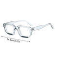 thumbnail image 2 of AJGRHE Oversized Eyewear Frame for Woman and Men - Rectangle Fashion Glasses for Computer Clear, 2 of 2