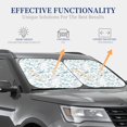 thumbnail image 4 of Fotbe Dragonfly 2-Piece Car Windshield Sun Shade | Sun Blocker for Car Windshield | Foldable Automotive Interior Accessories for Sun Protection-Small, 4 of 6