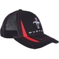 thumbnail image 3 of Ford Mustang Car Auto Racing Cap Mesh Trucker Hat Black Officially Licensed, 3 of 4
