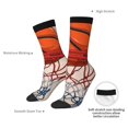 thumbnail image 4 of Hirioo Basketball Shot Pattern Adult Middle Tube Socks Breathable Sock Non-Pilling,Contrasting Color Design, 4 of 6