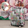 thumbnail image 4 of Shih Tzu Dog and Flower Floral Luggage Cover Fashion Suitcase Cover Baggage Covers Fit 25-28 Inch Luggage (Go Travel), 4 of 5
