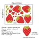 thumbnail image 4 of Decoración de fresas, pegatinas de fresa, calcomanías de pared de fresas para niñas, niños, dormitorio de bebé, decoración de pared de guardería, 4 of 5