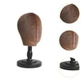 thumbnail image 6 of EHJRE Hat Display Holder Mannequin Head Portable Beauty Displaying Sturdy Lifelike with Base Hat Storage Rack Head Model Hat Holder black base, 6 of 8