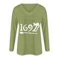thumbnail image 3 of 1692 They Missed One Shirt Vintage Long Sleeve Sweatshirt Halloween Witch Casual Tee Pullover Tops, 3 of 5