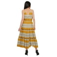 thumbnail image 4 of Moomaya Printed Cotton Spaghetti Strap V-Neck Dress For Women Long Maxi Dress, 4 of 6