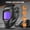 Large View Black, variant on ARCCAPTAIN Auto Darkening Welding Helmet, 1/1/1/1 True Color 4-Sensor Hood, Solar DIN 5-13 Shield for MIG TIG ARC, 3.86x1.69 In. View