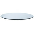 thumbnail image 5 of 48 Round clear Tempered glass Table Top 12 Thick 1 Beveled Edge, 5 of 5