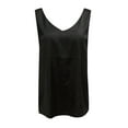 thumbnail image 4 of TRUBKH Camisole Tops for Women Basic Tank Tops for Women Going Out Tops for Women Tank Tops for Women 2025 Ladies Fashion Sleeveless Vest V Neck Top Ladies T Shirt Built in Bra Tops for Women Black L, 4 of 4