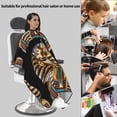 thumbnail image 5 of King Pharaoh Tutankhamun Egypt Tut Egyptian Barber Cape Adjustable Hair Cutting Salon Cape for Unisex, Perfect for Men Women 66”× 55”, 5 of 7