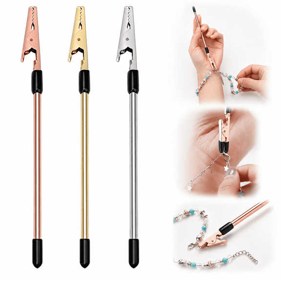 Bracelet Helper Tool - Metal Jewelry Clasp Helper Bracelet Fastener Helper Jewelry Assistance Tool for Bracelet Necklace Jewelry Watch - Put Your Bracelet On By Yourself