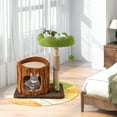 thumbnail image 4 of Gymax Arbre à Chat Multifonction avec Poteaux à Griffer Recouverts de Sisal, Perchoir Supérieur Moderne, 4 of 9