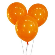creative Balloons 12" Latex Balloons - Pack of 72 Pieces - Decorator Sunburst Orange