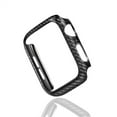 thumbnail image 1 of ALMNVO Cover for Apple Watch Case 44mm 45mm 41mm 40mm 42mm 38mm Carbon Fiber Bumper Protector Frame iWatch Series 7 4 5 6 SE 3, 1 of 8