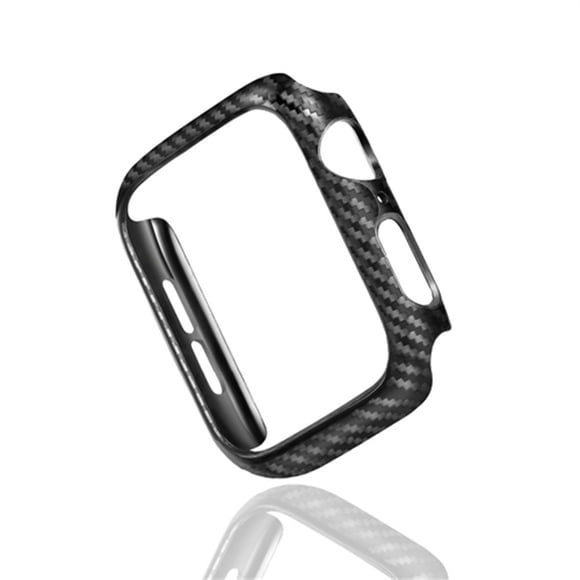 Carbon Fiber Cover Case for Apple Watch Series 7 6 SE 5 4 3 45mm 41mm 44mm 40mm 42mm 38mm Protective Frame iwatch Accessories