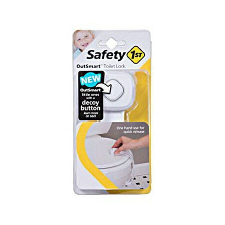 Safety 1st Dorel HS288 Swing Shut Toilet Lock (Case of 2),1 Each