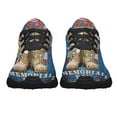 thumbnail image 5 of Memorial Day Veteran Remember and Honor Shoes Sneakers Black Size 8, 5 of 7