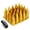 Gold, variant on J2 Engineering LN-T7-022-15-RD J2 Engineering 7075 -T6 Forged Aluminum M12X1.5 20Pcs 80mm Height Spiky Cap Lug Nut Set w/Adapter Key (Red)
