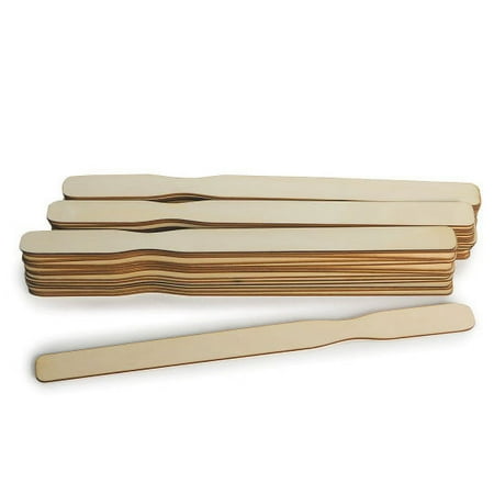 UPC: 0840614157437 | (Price/50 /Pack)S&S Worldwide Laser Cut Wooden Paint Sticks