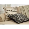 thumbnail image 3 of Fennco Styles Eclectic Mud Cloth Pattern Design 100% Cotton Throw Pillow Cover 22 x 22 Inch - Natural, 3 of 3