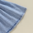 thumbnail image 7 of Bagilaanoe Toddler Baby Girl Denim Dress Sleeveless A-line Princess Dresses 6M 12M 18M 24M 3T 4T Kids Casual Swing Sundress, 7 of 7