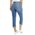 thumbnail image 5 of Style & Co. Women's Mid Rise Curvy Girlfriend Jeans Epiphany Wash Petite Size 6P, 5 of 6