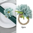 thumbnail image 4 of 6 Servilleteros en apariencia de Flor, Manualidades para El Valentín, Vacaciones, Navidad, Acción de Gracias, Decoración de de Hotel Azul perfecl Servilletero de cono de pino, 4 of 7