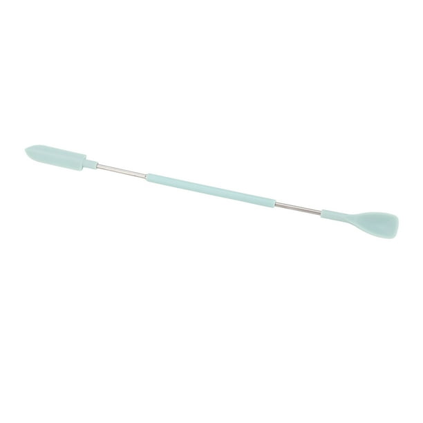 Mini espátula de maquillaje espátula telescópica de Silicona BuyWeek verde
