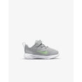 thumbnail image 2 of Nike Revolution 6 Baby/Toddler Shoes Color: Light Smoke Grey/Dark Smoke Grey/Chrome/Green Strike Size: 2C, 2 of 6